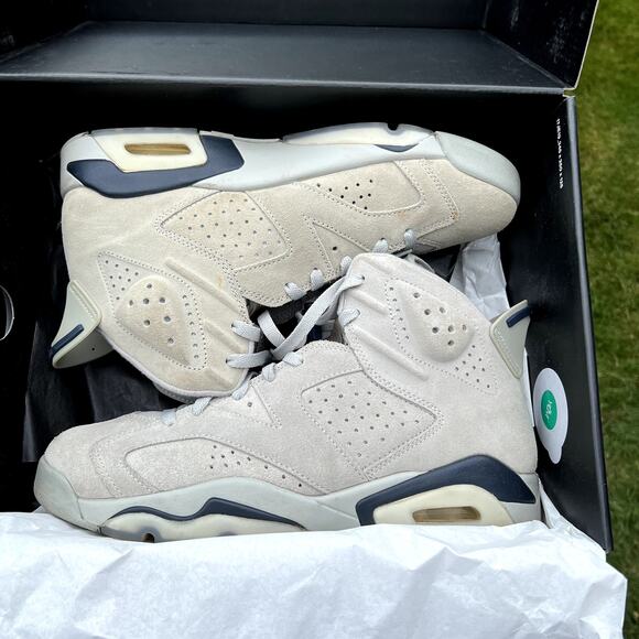 Nike Air Jordan 6 Retro Georgetown Men's Shoes - Size 10 - Ships Now - Picture 9 of 9